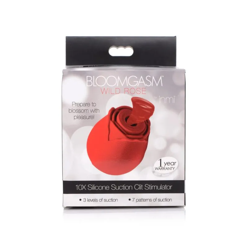 10X Wild Rose Silicone Suction Stimulator
