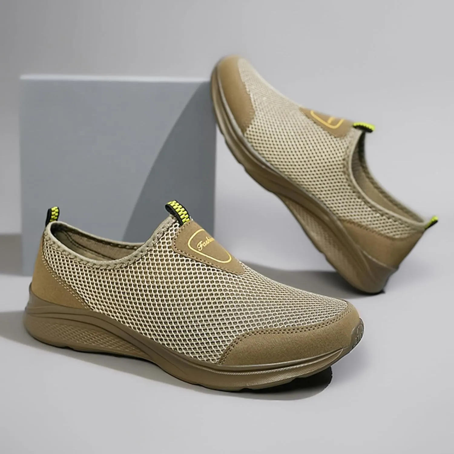 Athletic Fashion Sneakers for Men Comfortable Lightweight Casual Walking Shoe Outdoor Non Slip Jogging Sneakers