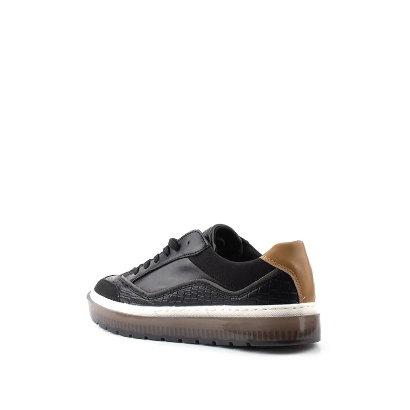 C by camel active Microfiber Classic Sneakers Men Black SIGURD 822365-HX1CSV-1