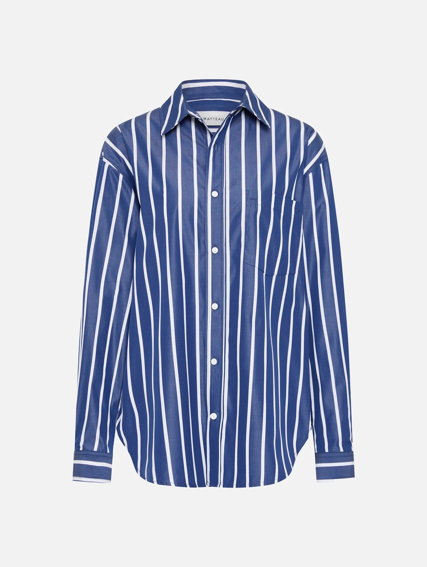 Classic Stripe Shirt in Marine Stripe