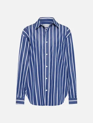 Classic Stripe Shirt in Marine Stripe