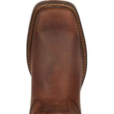 Durango Men's Rebel 11" Soft Toe Pull On Western Classic Boot- Brown - DB5444
