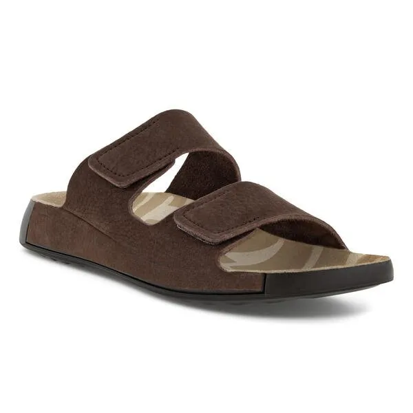 Ecco Men's 2nd Cozmo Two Band Slide - Mocha