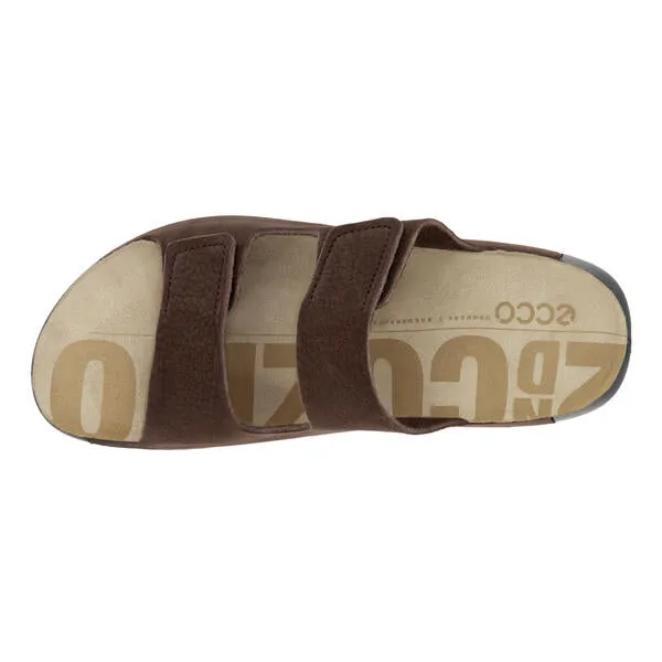 Ecco Men's 2nd Cozmo Two Band Slide - Mocha