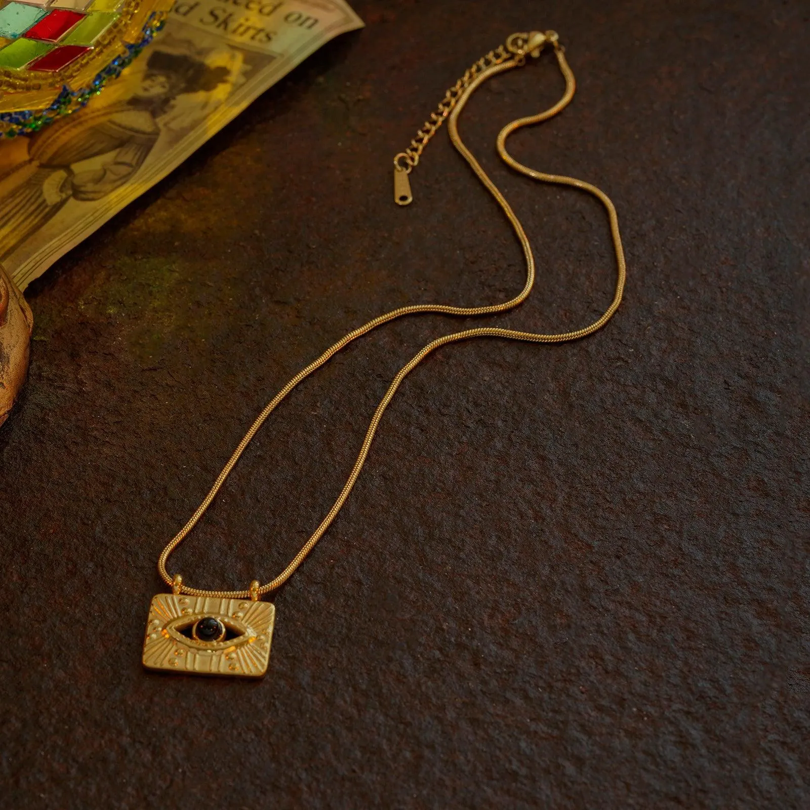 Fashion Minimal Layered Colorless Necklace