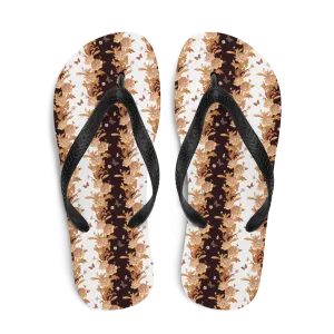Gold Baroque Flip-Flops