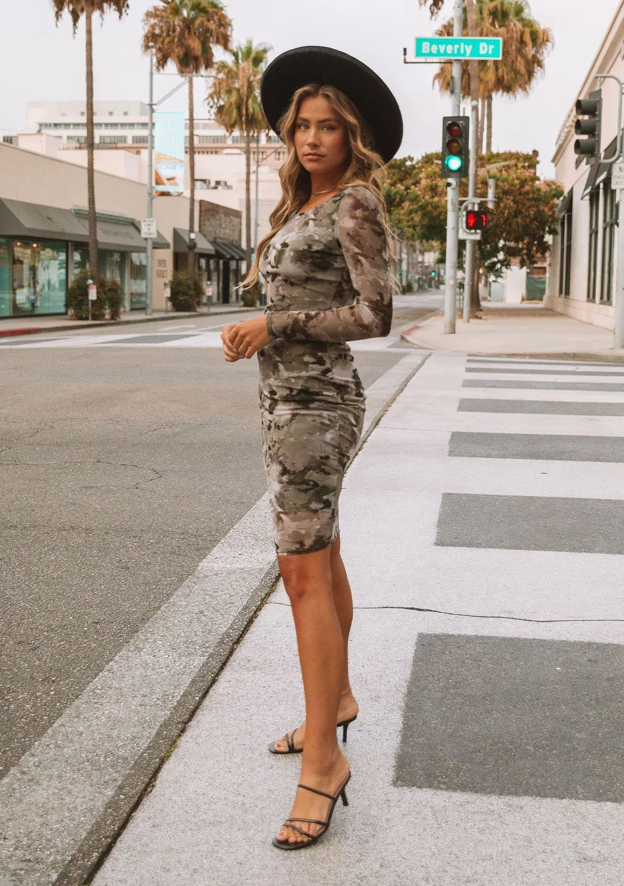 Iggy Sheer Midi Dress