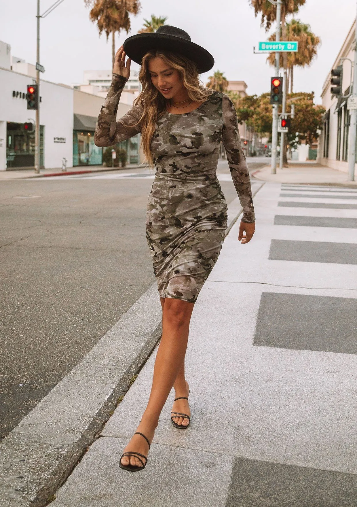 Iggy Sheer Midi Dress