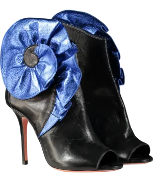 JF London Black Ankle Boot Heels UK 6 EU 39 