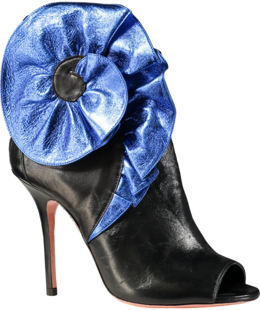 JF London Black Ankle Boot Heels UK 6 EU 39 