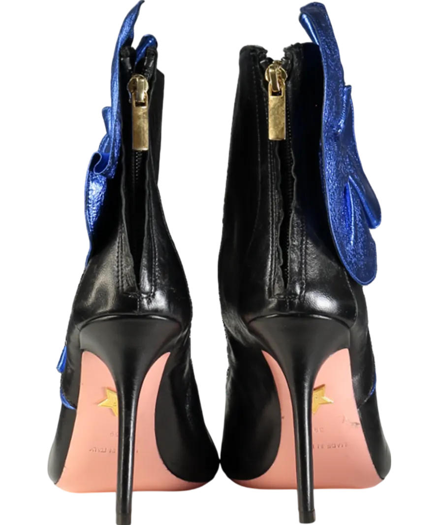 JF London Black Ankle Boot Heels UK 6 EU 39 