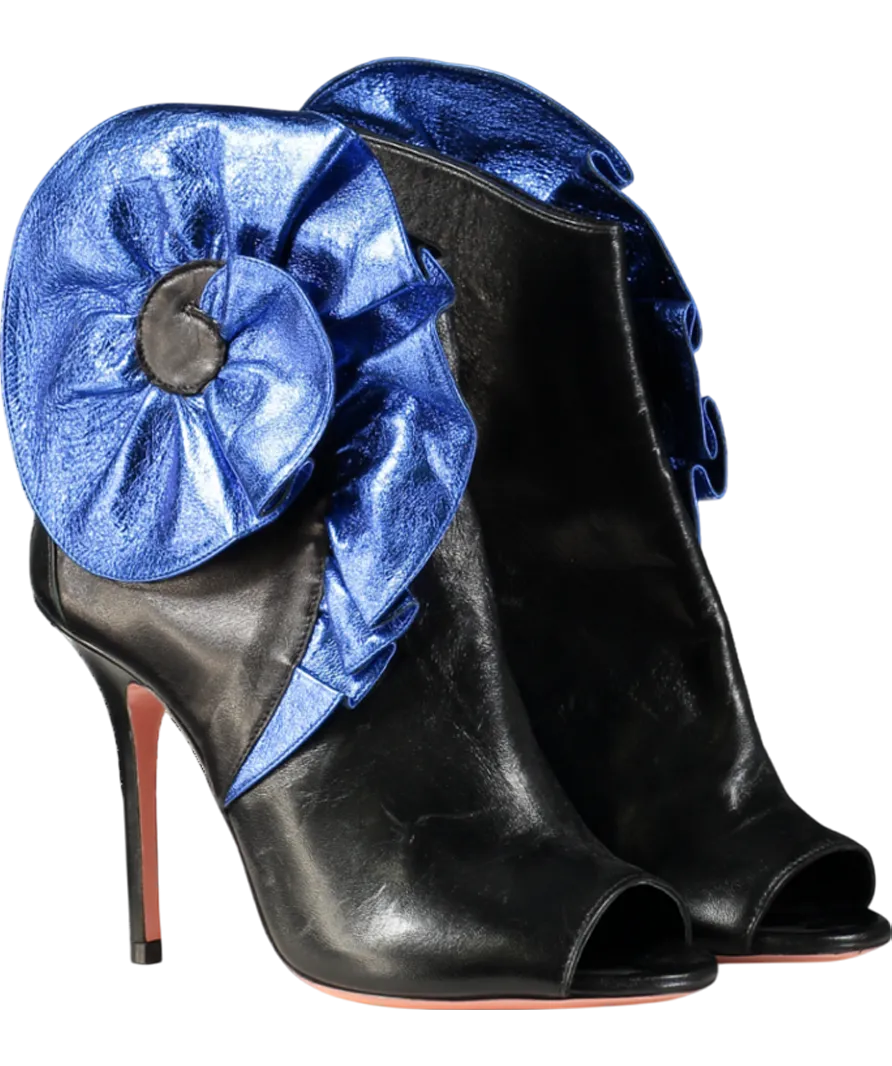 JF London Black Ankle Boot Heels UK 6 EU 39 