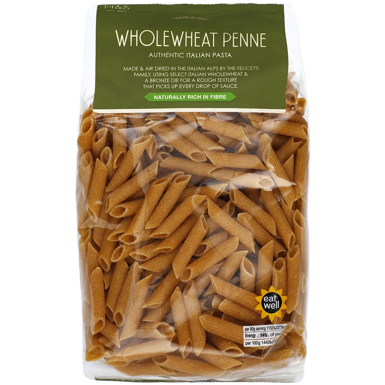 M&S Food Wholewheat Penne Pasta 500g