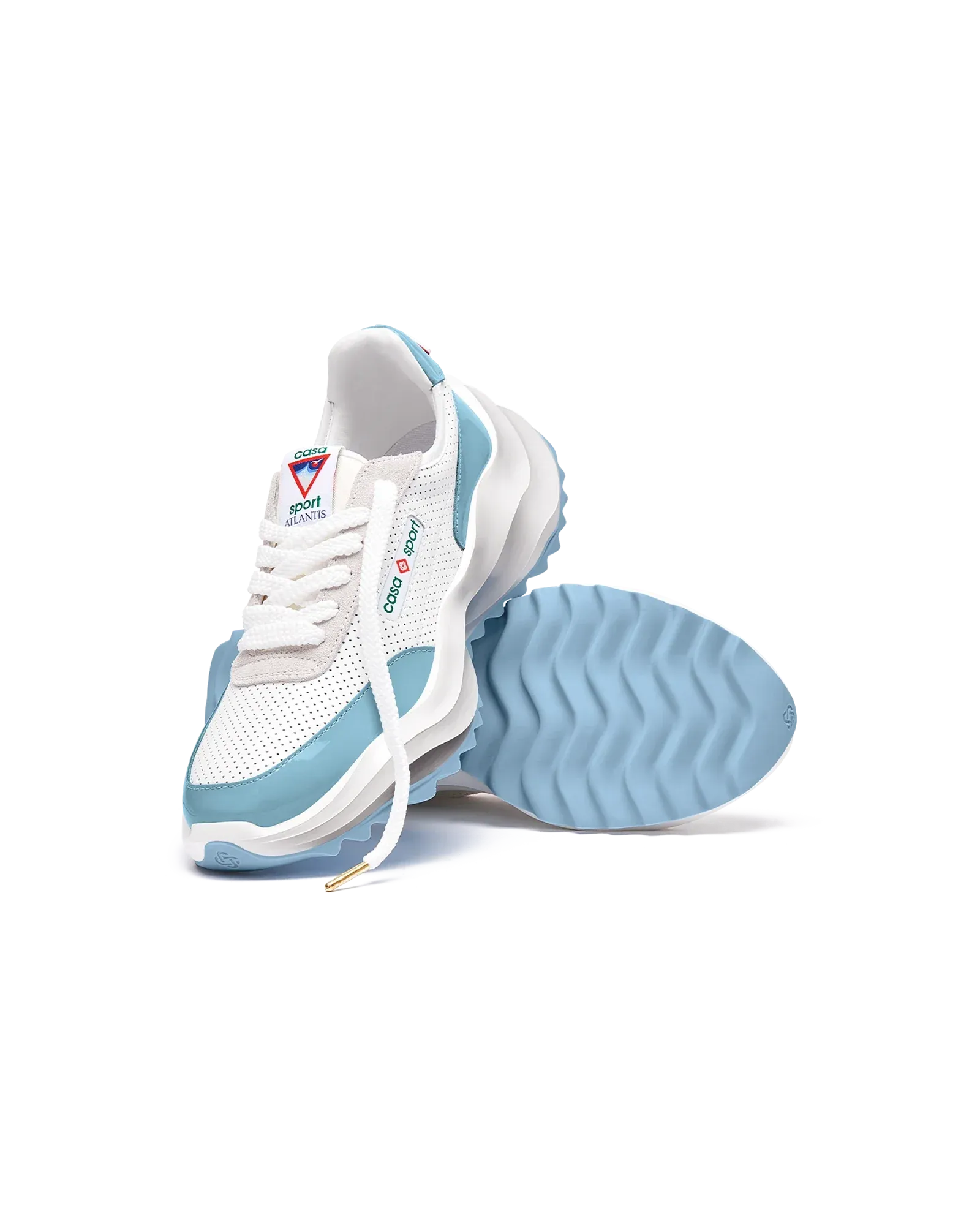 Men's Atlantis White & Powder Blue Sneaker