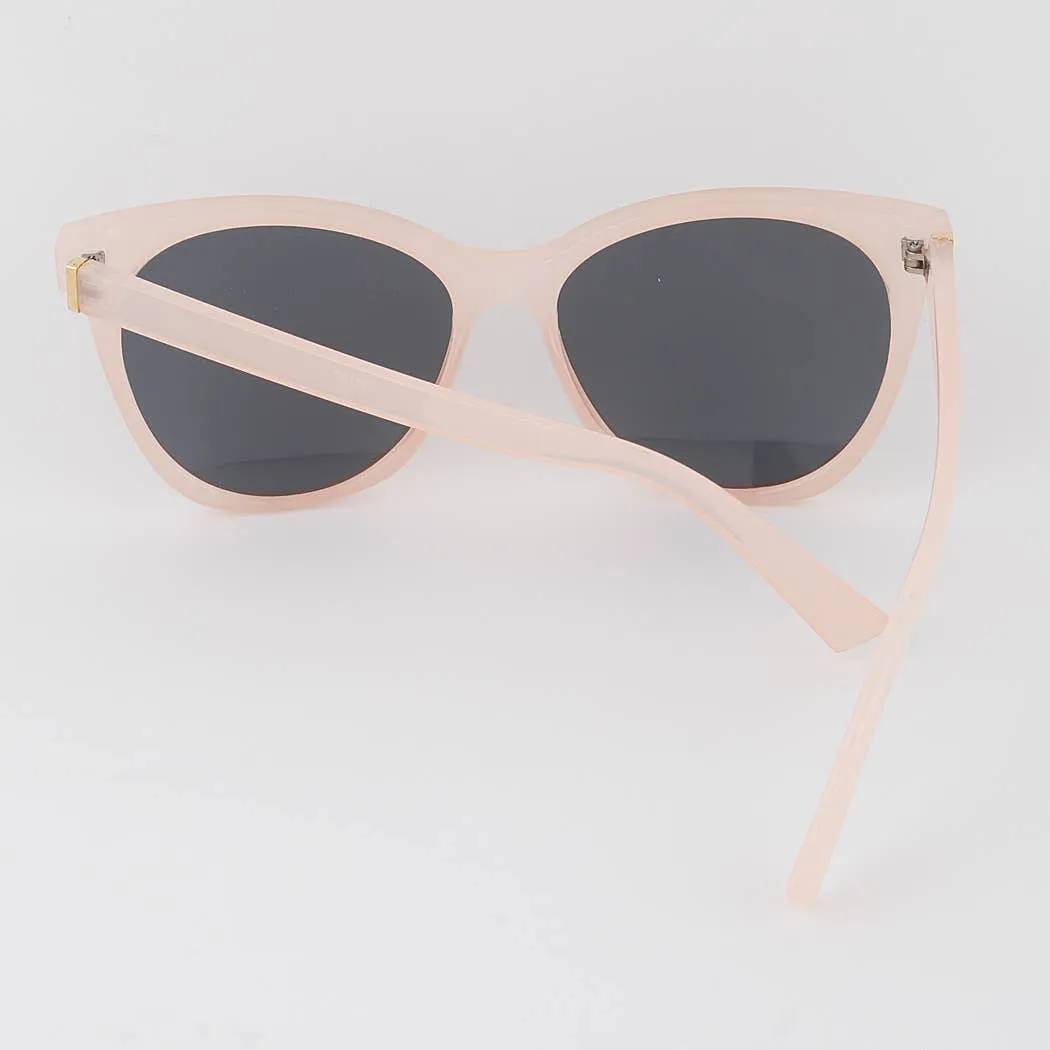 Minimal Round Cateye Sunglasses