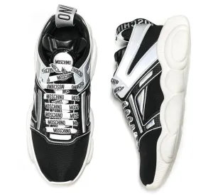 Moschino Men's Black & Silver Sneaker MB15253
