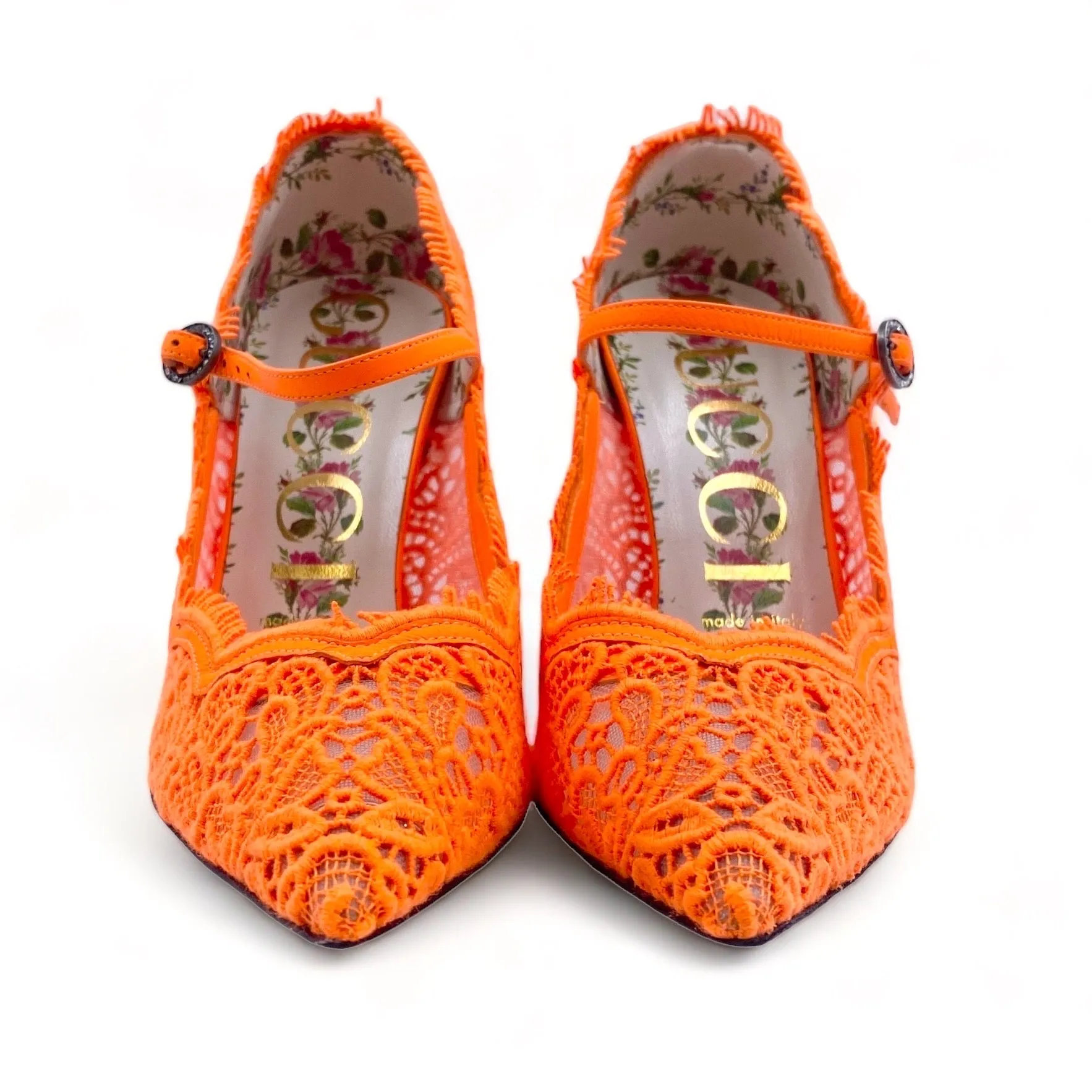 NEW - GUCCI LACE PUMPS EU 37.5/ UK 4.5