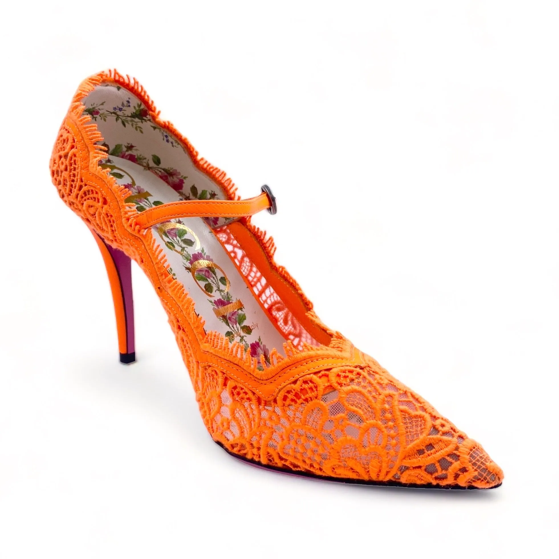 NEW - GUCCI LACE PUMPS EU 37.5/ UK 4.5