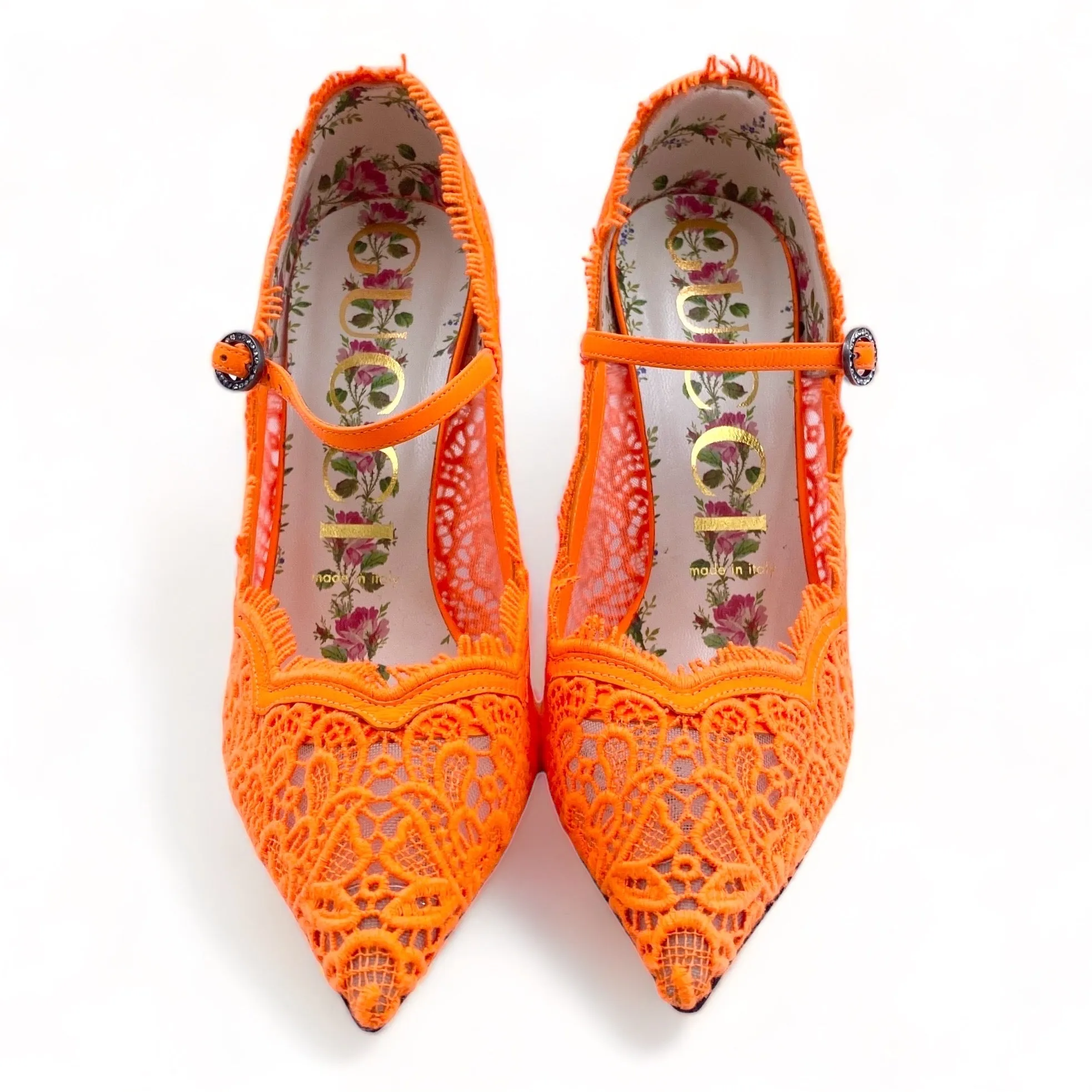 NEW - GUCCI LACE PUMPS EU 37.5/ UK 4.5