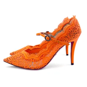 NEW - GUCCI LACE PUMPS EU 37.5/ UK 4.5