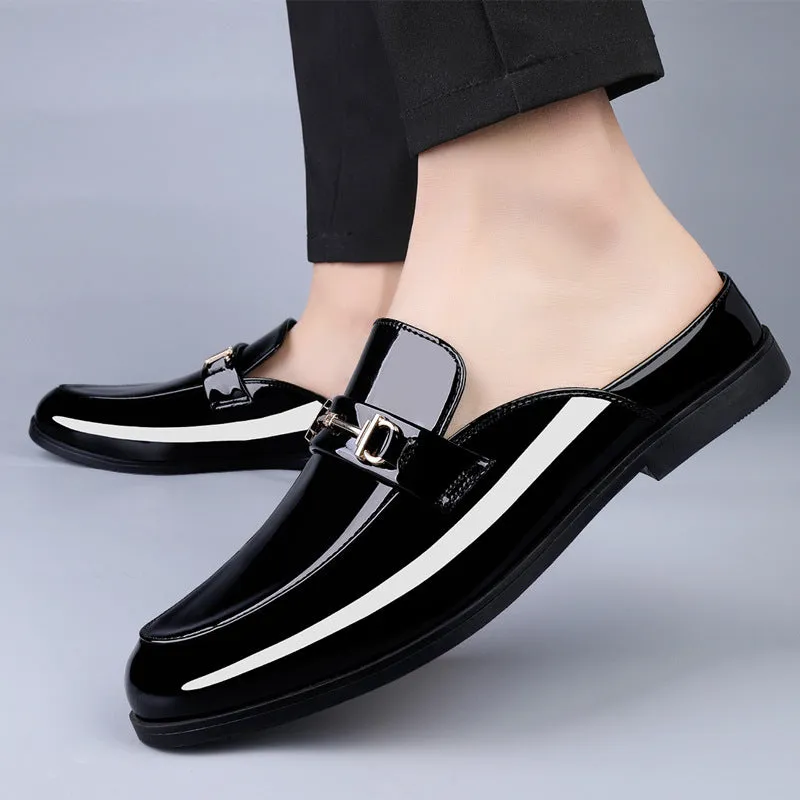 New Loafers Men's Pattern Half Slippers