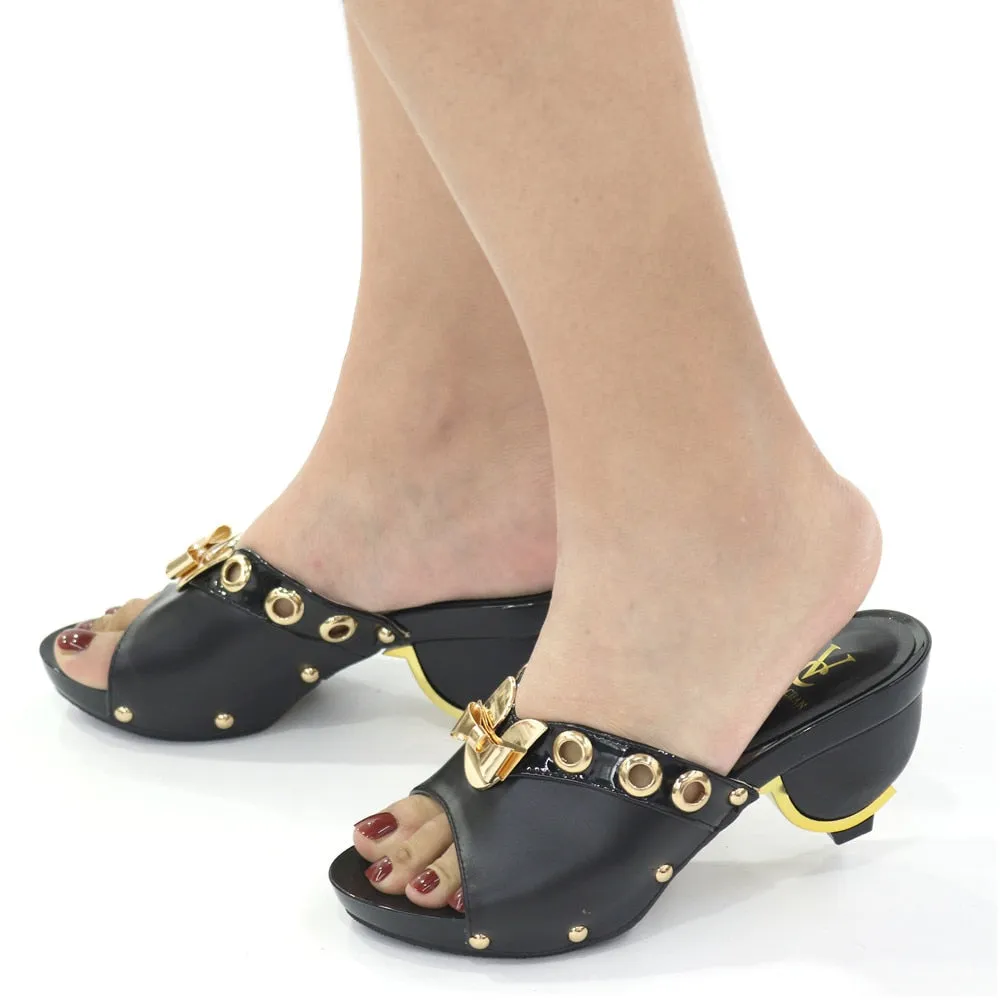Rosy Italian Shoes PU Leather Pumps