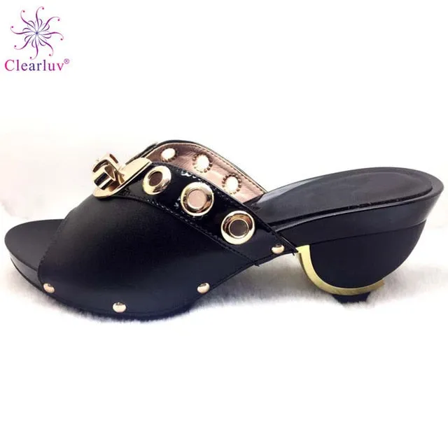 Rosy Italian Shoes PU Leather Pumps