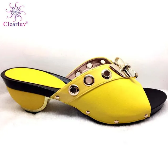 Rosy Italian Shoes PU Leather Pumps
