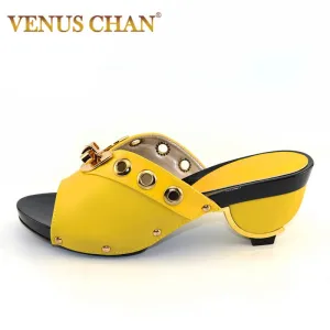 Rosy Italian Shoes PU Leather Pumps