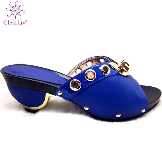 Rosy Italian Shoes PU Leather Pumps
