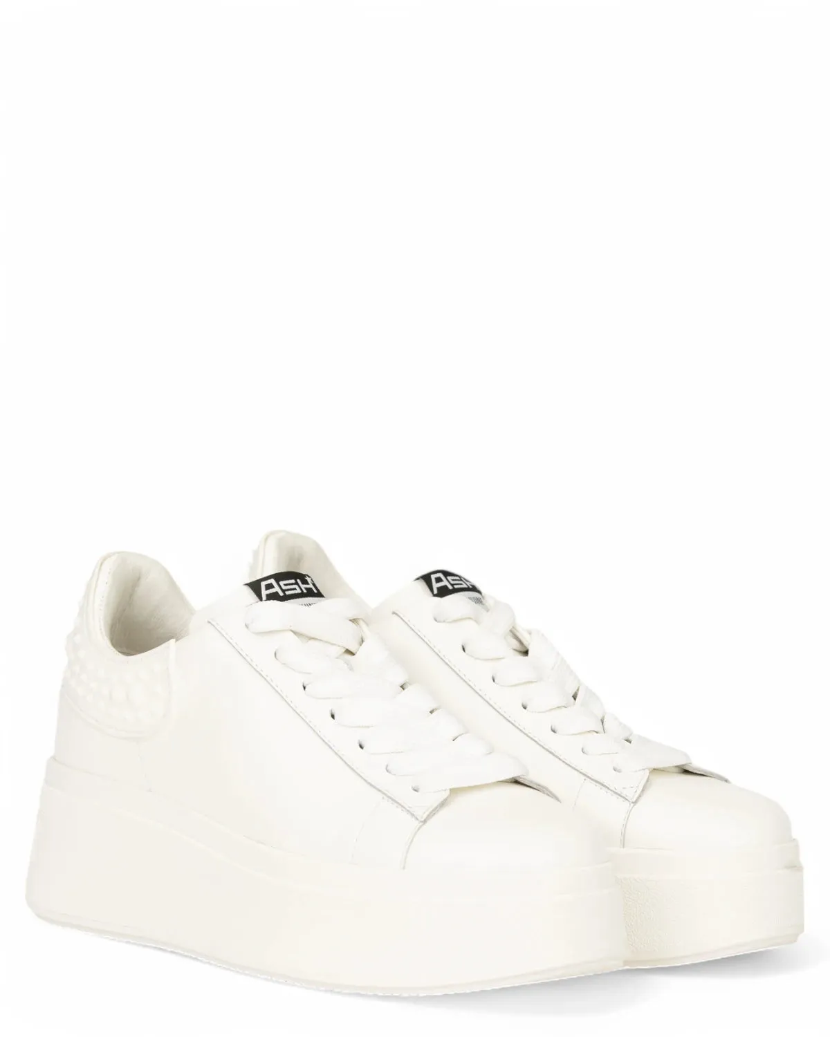 Sneakers MOBY RUBBER in Pelle e Dettagli Sintetici con Suola in Gomma