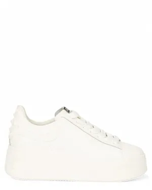 Sneakers MOBY RUBBER in Pelle e Dettagli Sintetici con Suola in Gomma