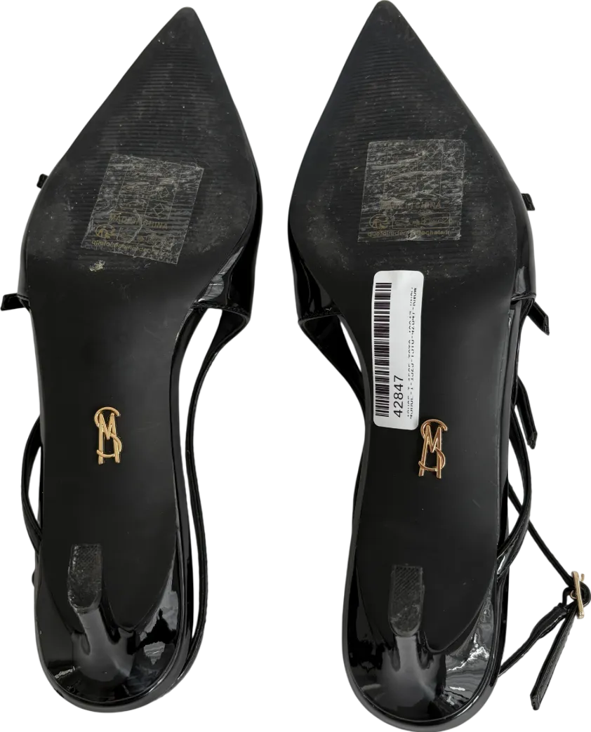 STEVE MADDEN Black Liana Patent Pumps UK 6 EU 39 