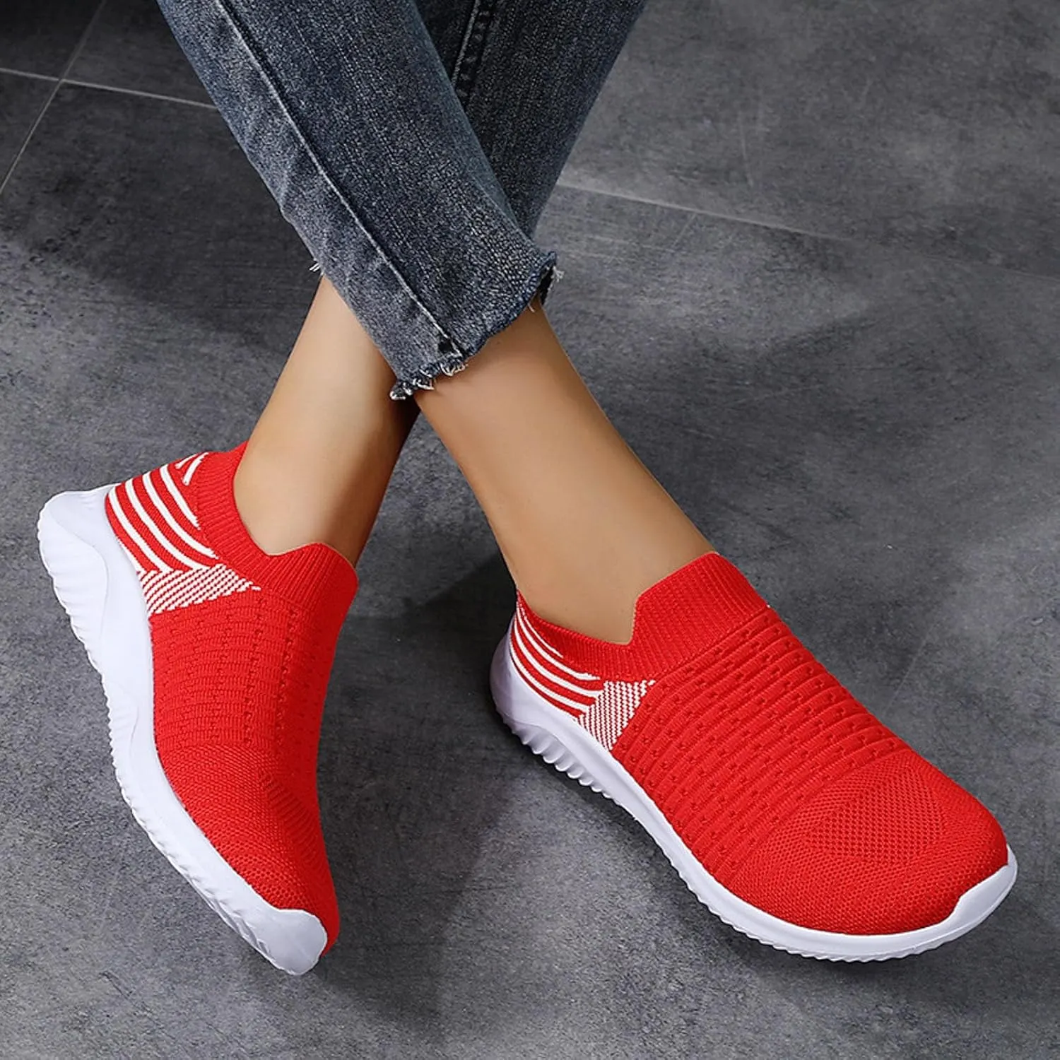 Womans Athletic Shoes Womens Walking Running Shoes Lightweight Breathable Tennis Shoes Non Slip Workout Sneakers