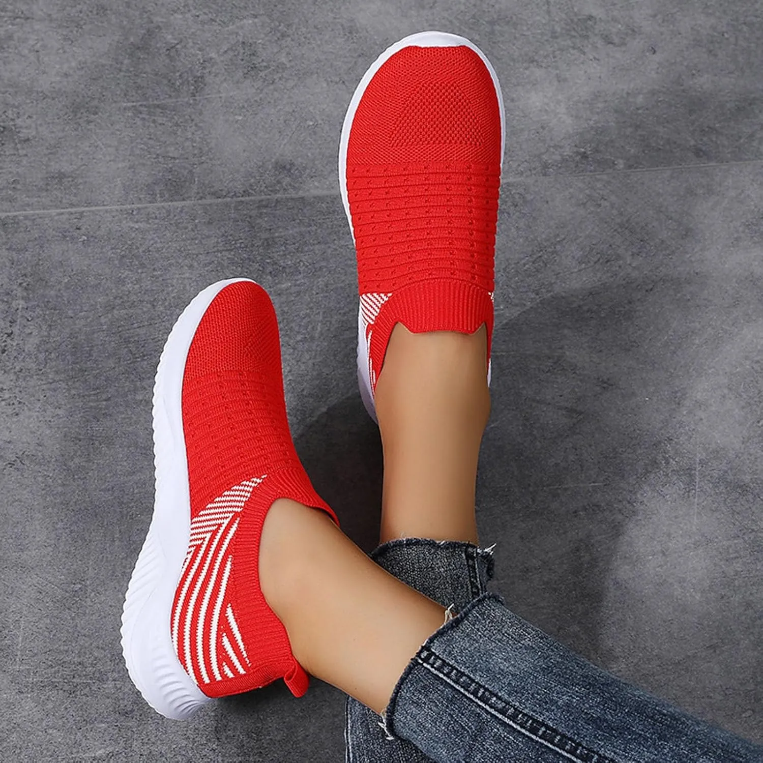 Womans Athletic Shoes Womens Walking Running Shoes Lightweight Breathable Tennis Shoes Non Slip Workout Sneakers