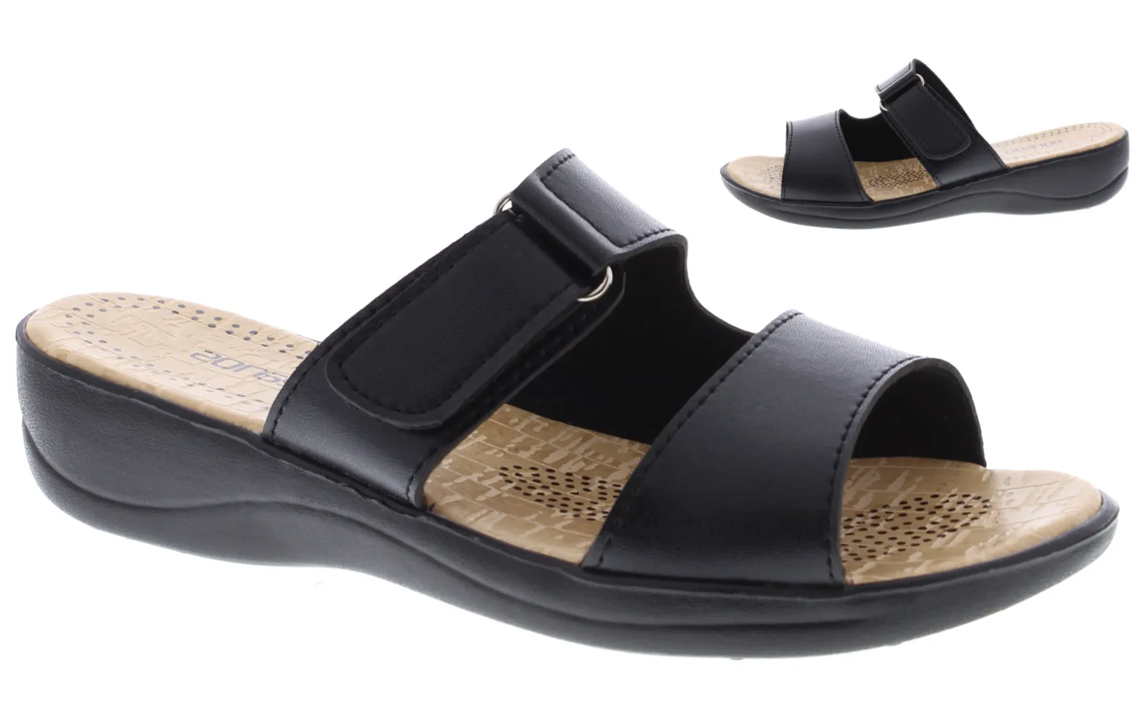Women Slip On Velcro Sandal