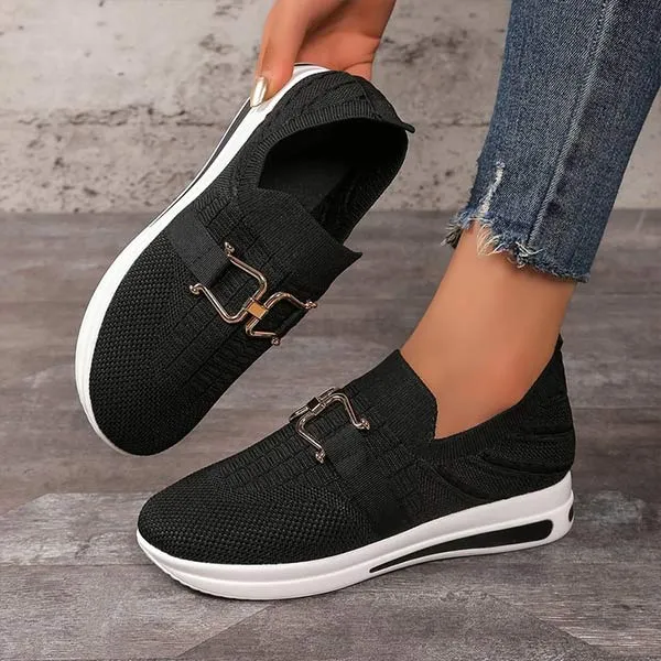 Women's Fly Woven Sports And Casual Shoes 55846725C