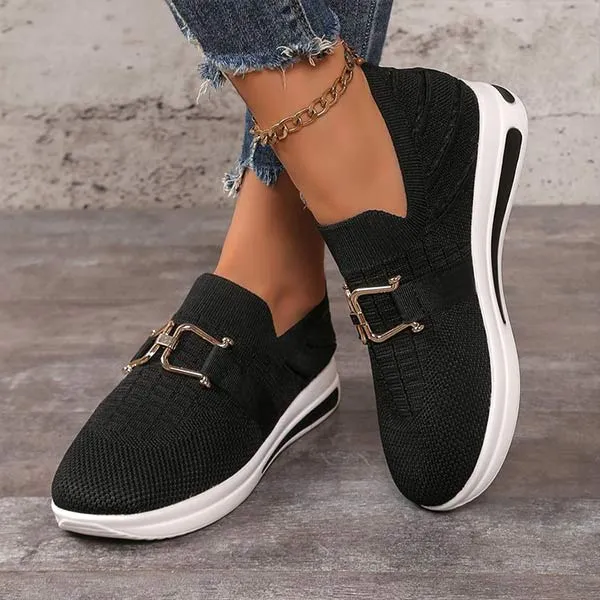 Women's Fly Woven Sports And Casual Shoes 55846725C