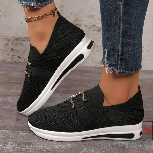 Women's Fly Woven Sports And Casual Shoes 55846725C