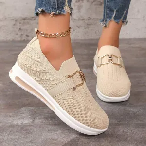 Women's Fly Woven Sports And Casual Shoes 55846725C