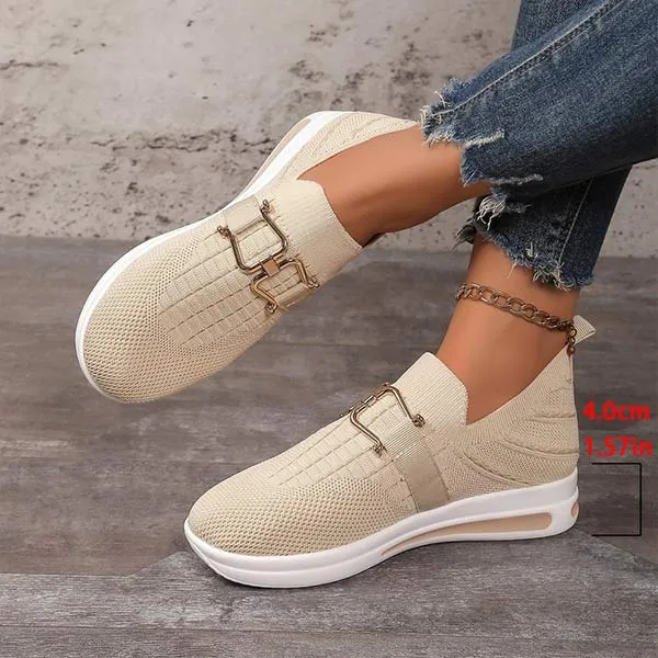 Women's Fly Woven Sports And Casual Shoes 55846725C