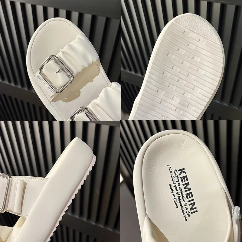 Women's Genuine Leather Upper Cool Summer Sandals
