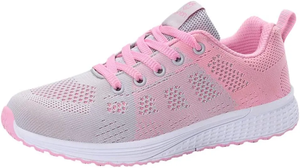 Womens Lace Up Walking Shoes Memory Foam Lightweight Comfort Mens Dress Shoes Sport Shoes Dressy Casual Wedge Sneakers Black Tennis Shoe Trainers Shoe
