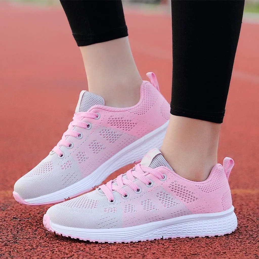 Womens Lace Up Walking Shoes Memory Foam Lightweight Comfort Mens Dress Shoes Sport Shoes Dressy Casual Wedge Sneakers Black Tennis Shoe Trainers Shoe