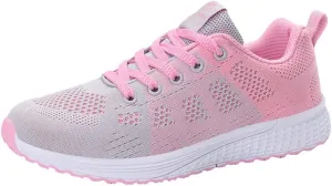Womens Lace Up Walking Shoes Memory Foam Lightweight Comfort Mens Dress Shoes Sport Shoes Dressy Casual Wedge Sneakers Black Tennis Shoe Trainers Shoe
