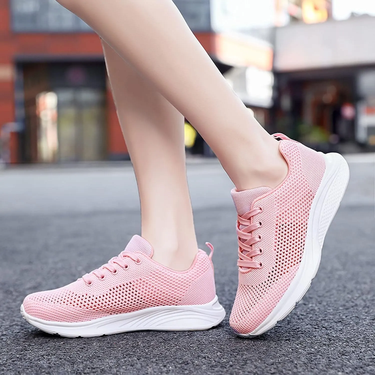 Women's Rhinestone Mesh Slip On Walking Shoes Fashion Breathable Walking Shoes Women Slip On Casual Black Shoes Dress Sneakers Black Tennis Shoe Cross Trainer Shoe