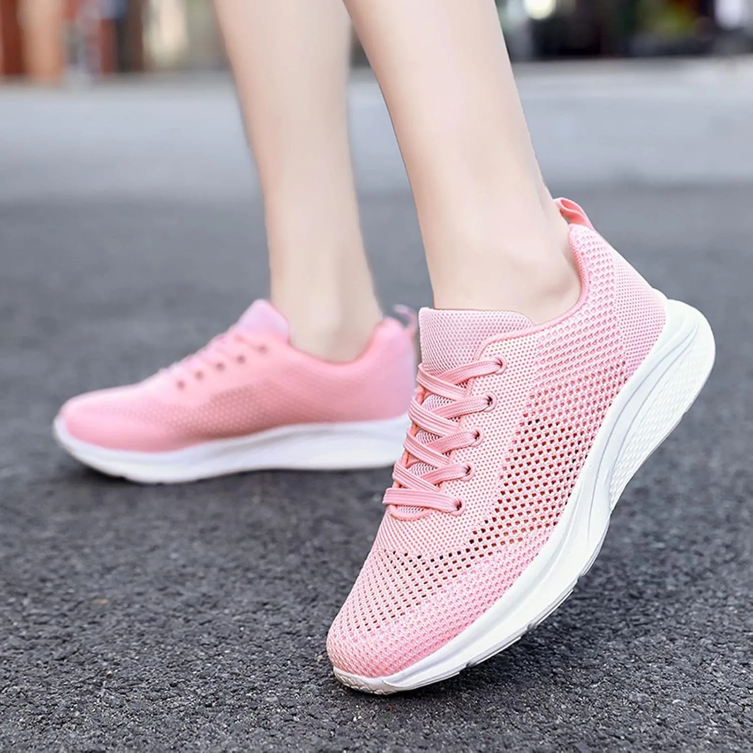 Women's Rhinestone Mesh Slip On Walking Shoes Fashion Breathable Walking Shoes Women Slip On Casual Black Shoes Dress Sneakers Black Tennis Shoe Cross Trainer Shoe