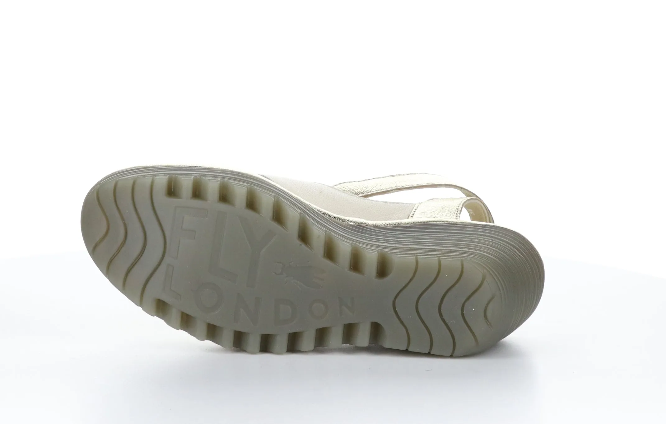 YIVI308FLY Mousse/Idra Offwhite/Gold Ankle Strap Sandals