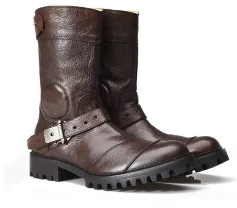 Youthful Charm - Motorcycle Boots by The Nevermore